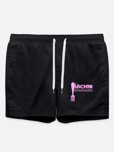 Geschmacksmanagerin Mama Köchin - Badeshorts - Schwarz