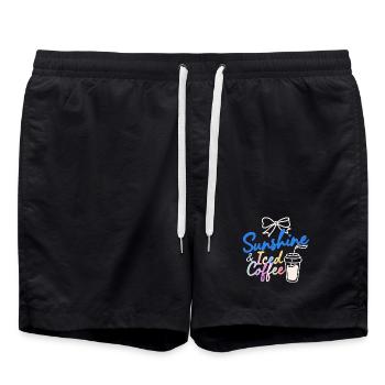 Summer Sun Holidays - Swim Trunks - black - Front - AI Model Male 185 light (185cm)