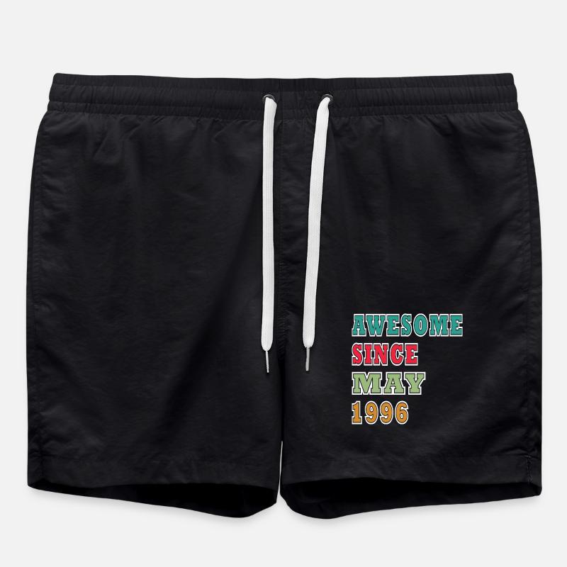 Awesome Since May 1996 - Swim Trunks - black