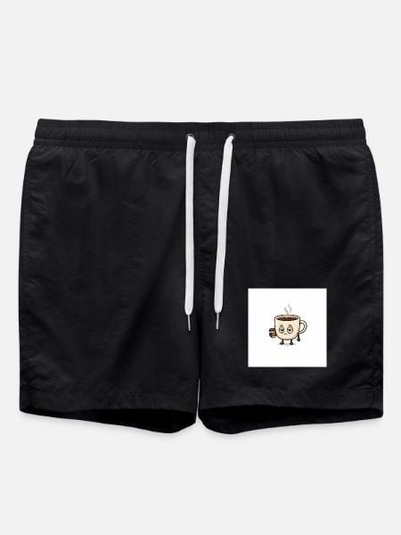Ich bin müde - Badeshorts - Schwarz