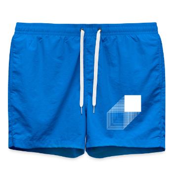 Style audacieux de bauhaus carré - Short de bain - cobalt blue - Devant