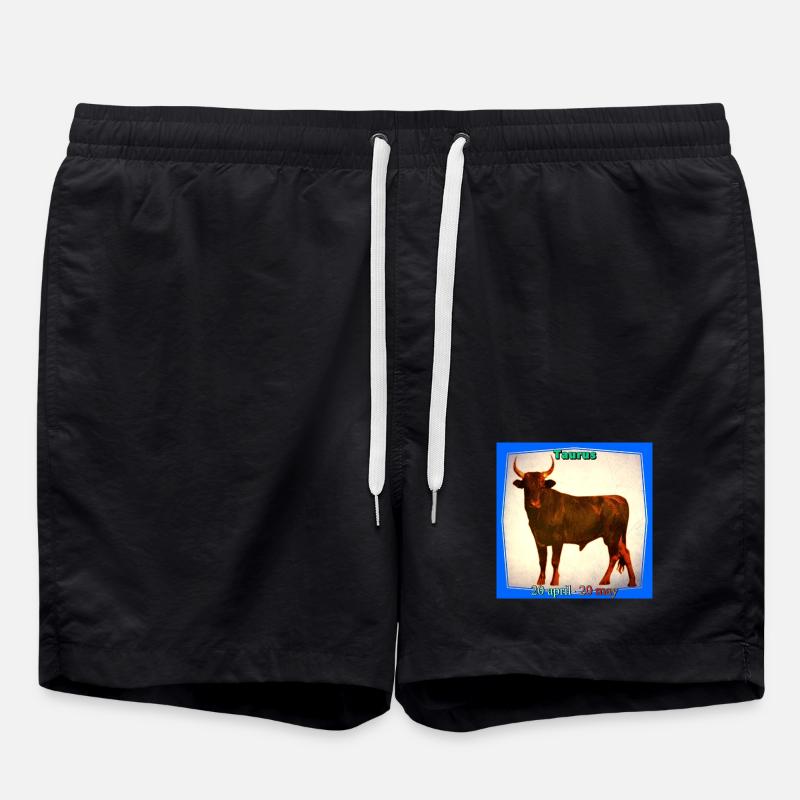 Stier - Badeshorts - Schwarz