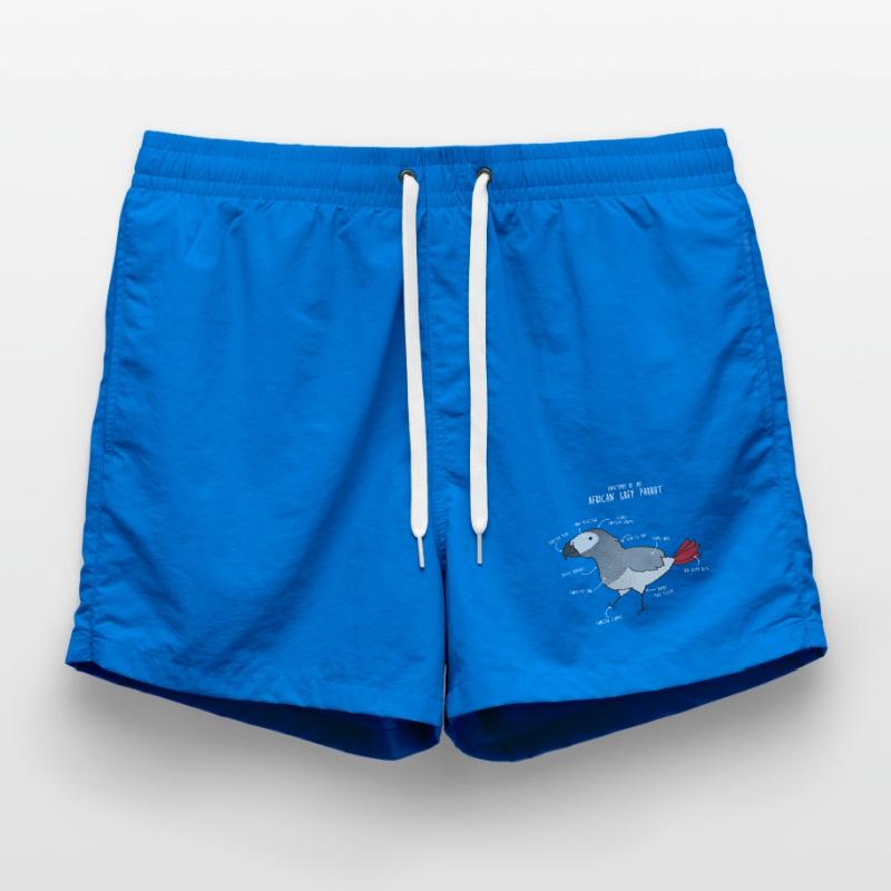 Anatomie der Kugelpython Badeshorts