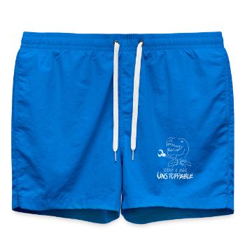 Cadeau de la blague du T-REX Dinosaure Tyrannosaurus Rex - Short de bain - cobalt blue - Devant