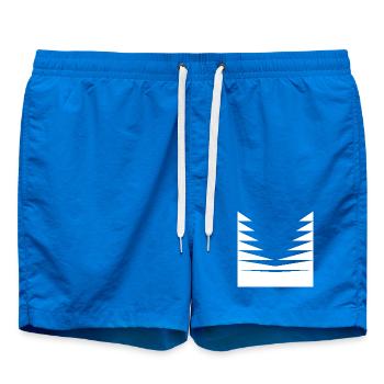 Conception du motif triangle - Short de bain - cobalt blue - Devant