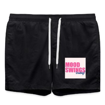 Mood Swings Loading - Swim Trunks - black - Front - AI Model Male 185 light (185cm)