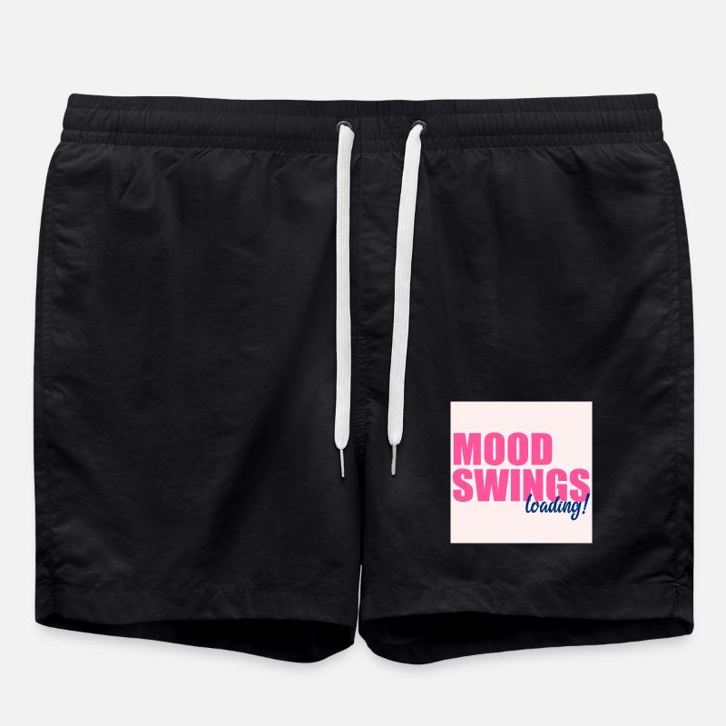 Mood Swings Loading - Swim Trunks - black
