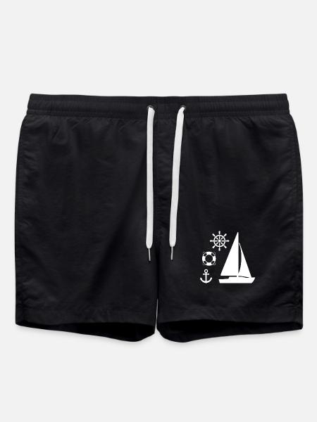 Sail - Swim Trunks - black