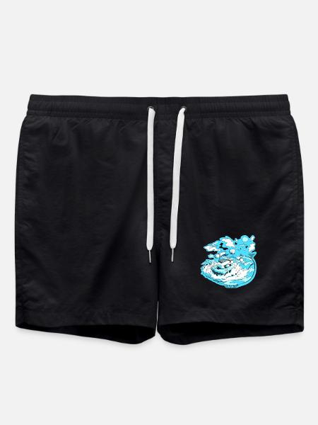 Polar Bear Surfer - Swim Trunks - black