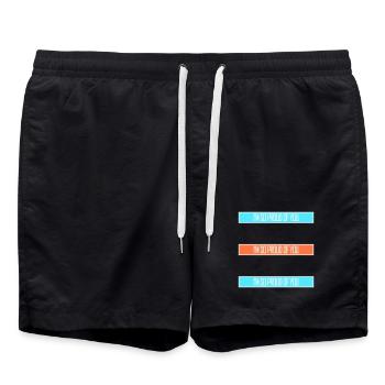Je suis tellement fier de toi pour t’encourager sincèrement à dire - Short de bain - noir - Devant - AI Model Male 185 light (185cm)