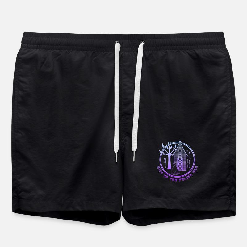 Aufstieg der Katzenära - Badeshorts - Schwarz