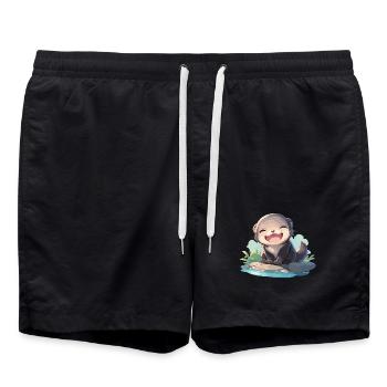 Mink Mink - Short de bain - noir - Devant - AI Model Male 185 light (185cm)
