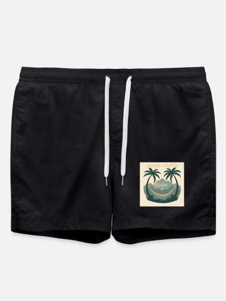 magic_nights_-_1 - Swim Trunks - black