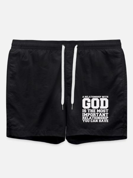 a_relationship_with_god - Short de bain - noir
