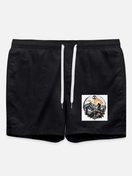 Nordic Mountain Bike Sun Trail - Swim Trunks - black