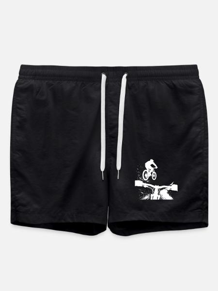 Conception de VTT en saut - Short de bain - noir