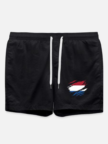 Drapeau des Pays-Bas Hollande - Short de bain - noir