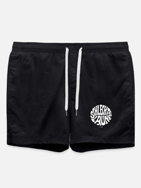 Psychedelic Circular Club - Swim Trunks - black