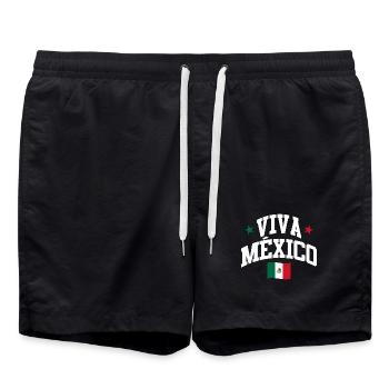 Mexican Mexico - Badeshorts - Schwarz - Vorne - AI Model Male 185 light (185cm)