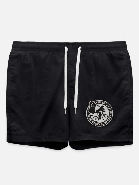 bike punks - Swim Trunks - black