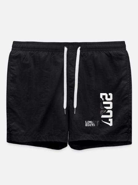 LIMITED EDITION 2007 19. GEBURTSTAG - Badeshorts - Schwarz