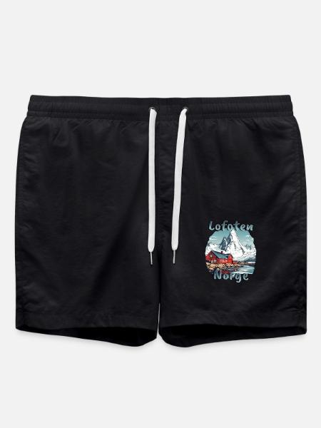 Lofoten, Norge, naturparadis - Badshorts - svart