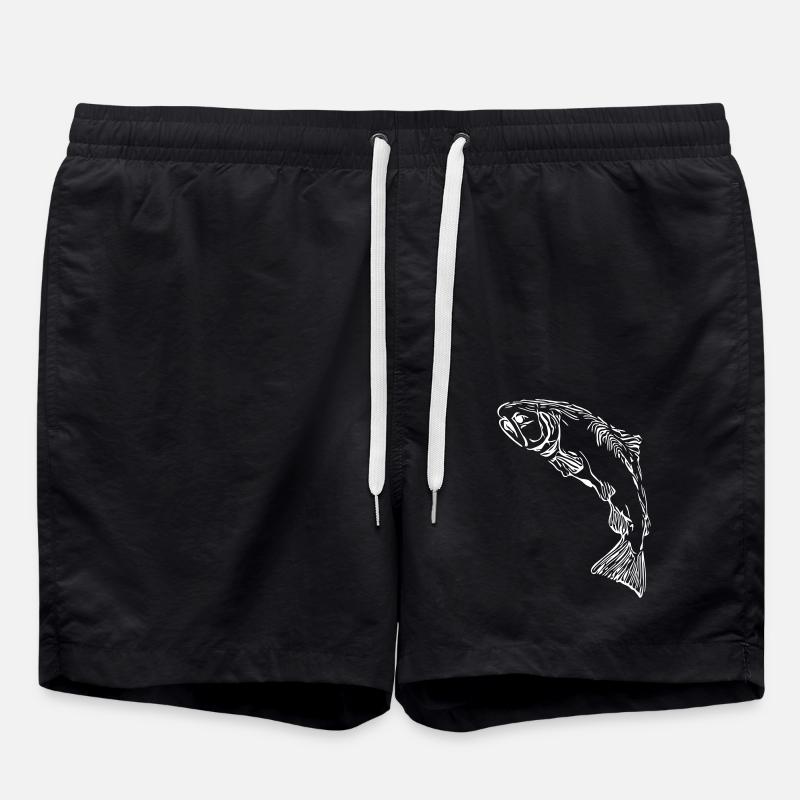 Salmon - Swim Trunks - black