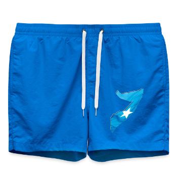 Drapeau de la Somalie sur la carte de la Somalie - Short de bain - cobalt blue - Devant