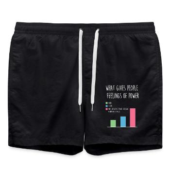 Designer - Short de bain - noir - Devant - AI Model Male 185 light (185cm)