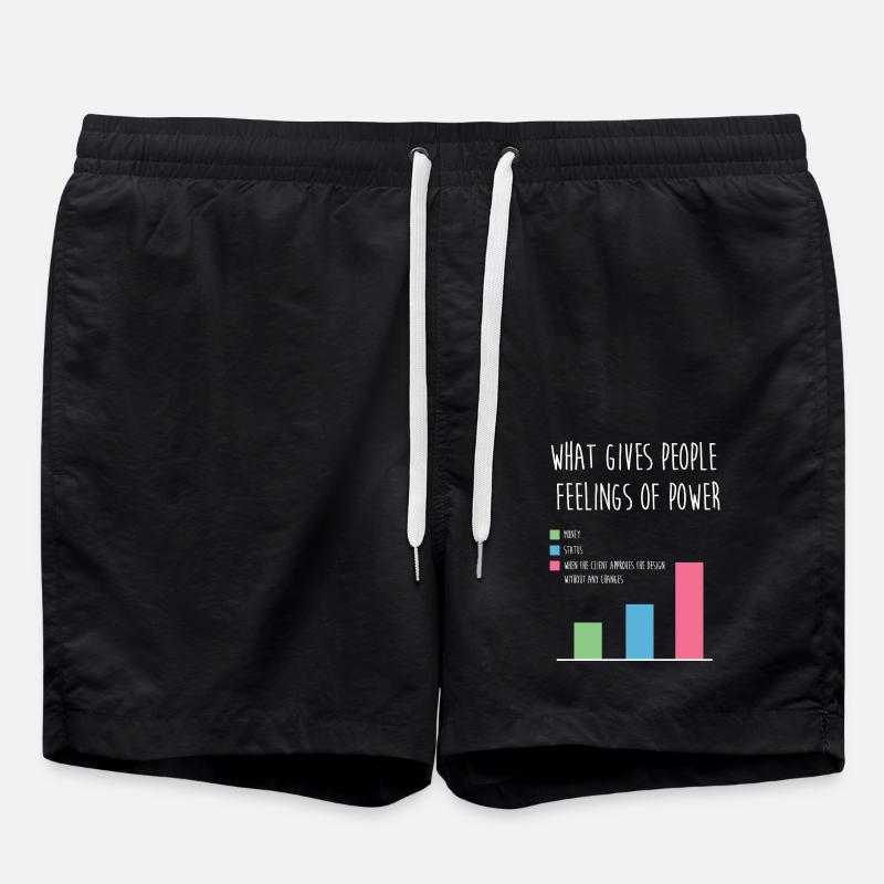 Designer - Badeshorts - sort