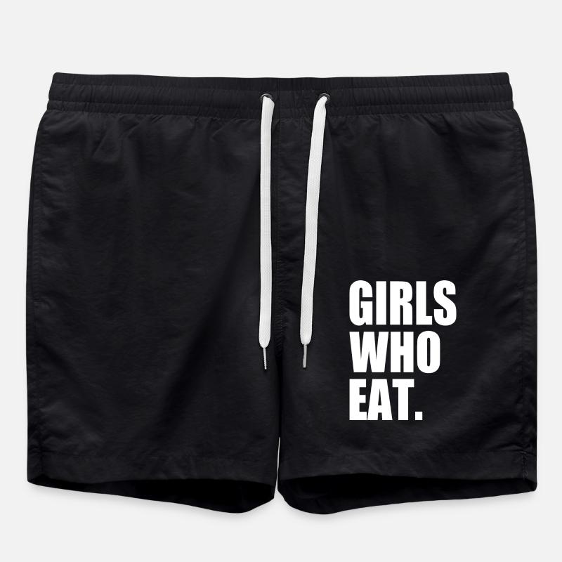 Girls who eat - Short de bain - noir