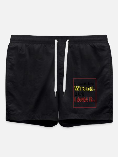I may be wrong, butI doubt it. - Swim Trunks - black
