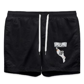 L'île aux pirates, Oléron - Short de bain - noir - Devant - AI Model Male 185 light (185cm)