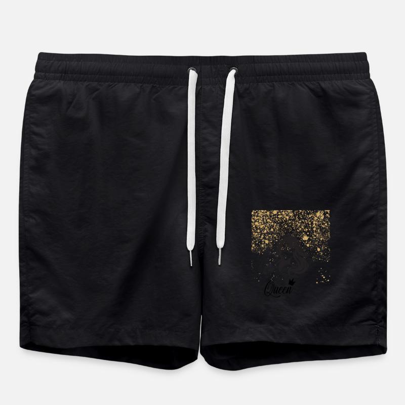 Herbst Queen - Badeshorts - Schwarz