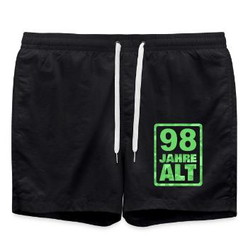 98 - Short de bain - noir - Devant - AI Model Male 185 light (185cm)