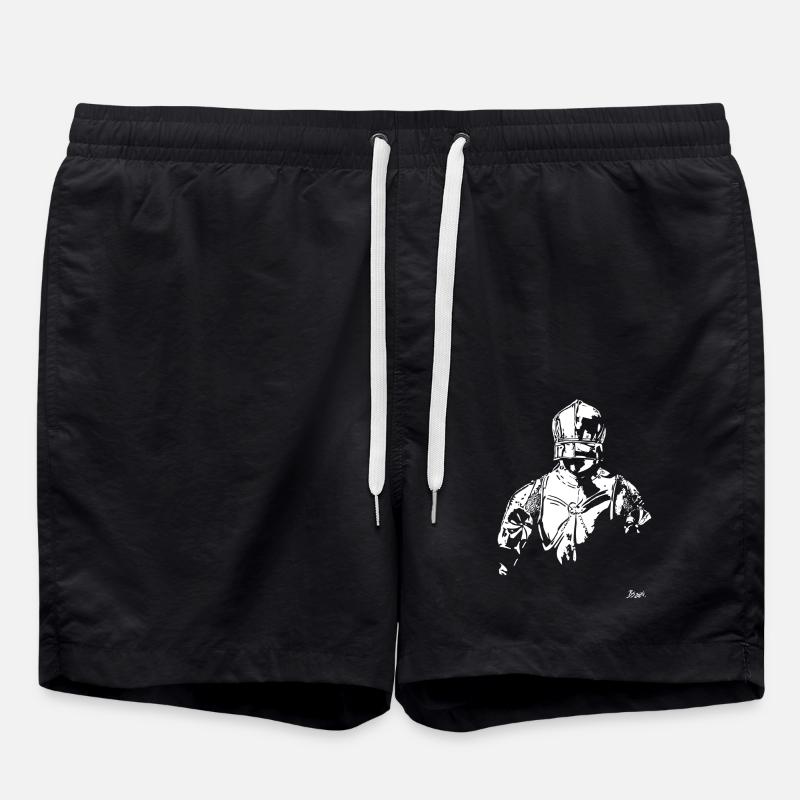 Chevalier Gothique - Short de bain - noir