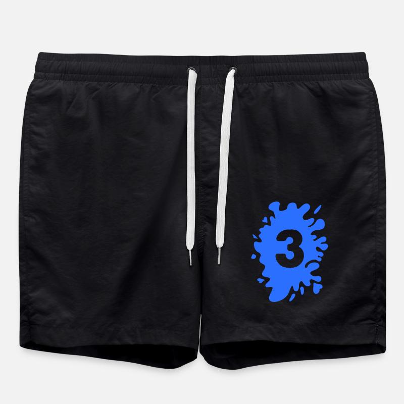 Blobs 3 - Swim Trunks - black