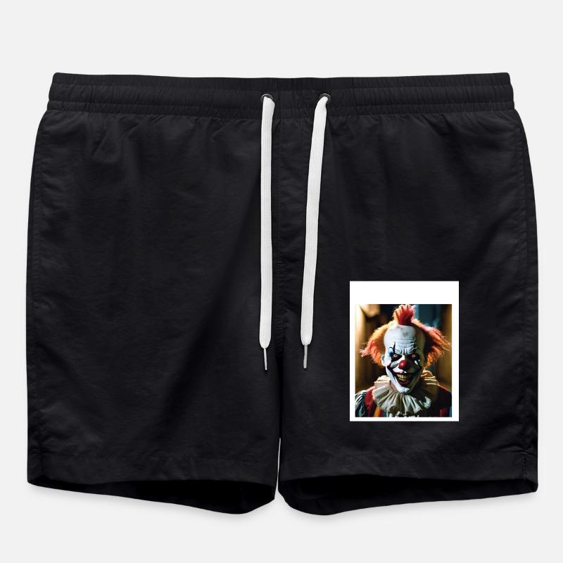 Horror Clown - Swim Trunks - black