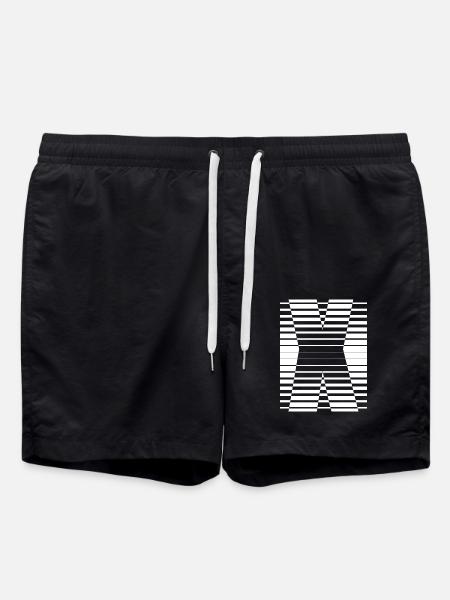 INITIAL X - Swim Trunks - black