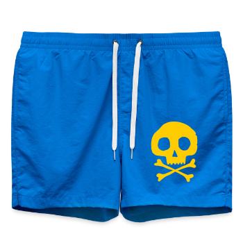 Crâne et os - Short de bain - cobalt blue - Devant