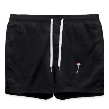 Magic mushroom - Badeshorts - Schwarz - Vorne - AI Model Male 185 light (185cm)