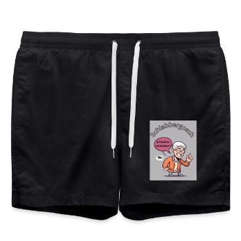 Schlabbergosch - Badeshorts - Schwarz - Vorne - AI Model Male 185 light (185cm)