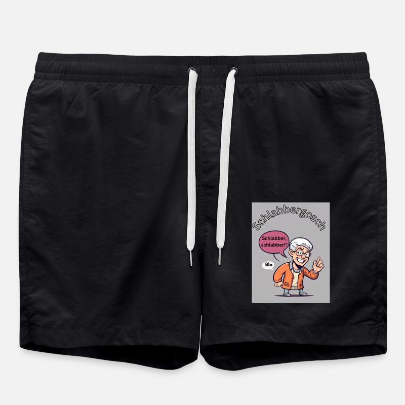 Schlabbergosch - Badeshorts - Schwarz