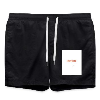 Everything Statement - Badeshorts - Schwarz - Vorne - AI Model Male 185 light (185cm)