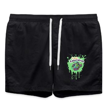 Yeah Spreewald - Badeshorts - Schwarz - Vorne - AI Model Male 185 light (185cm)
