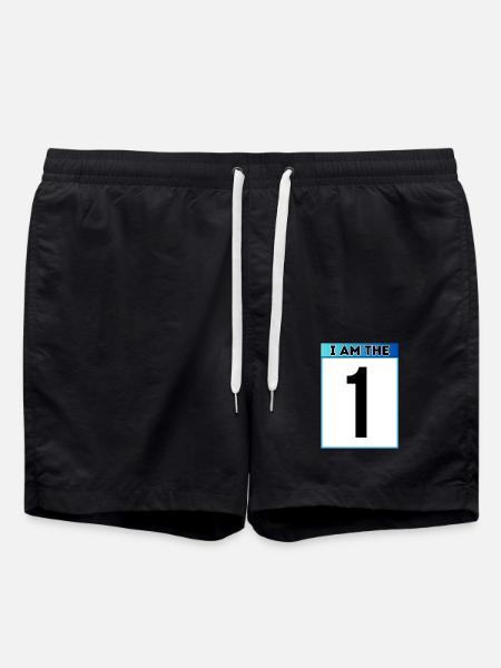 Jeg er den 1 - Badeshorts - sort