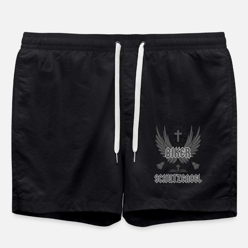 Ange gardien pour les motards - Short de bain - noir