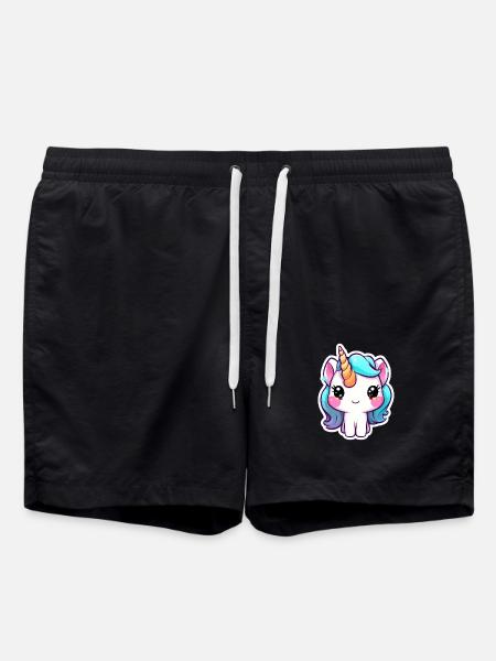 unicorn - Swim Trunks - black