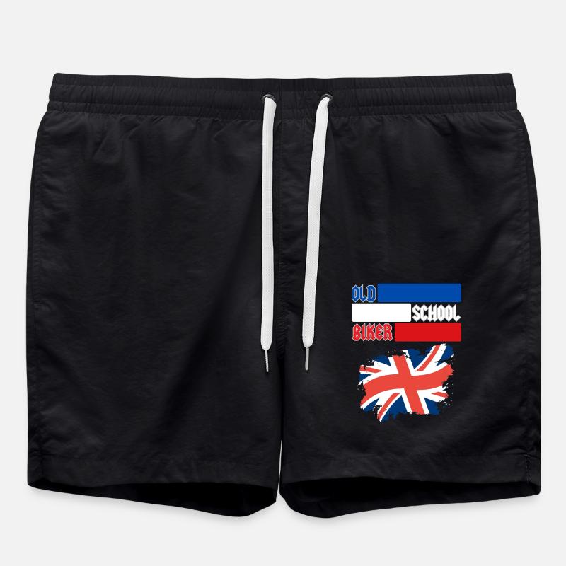 OLD SCHOOL BIKER UK - Badeshorts - Schwarz