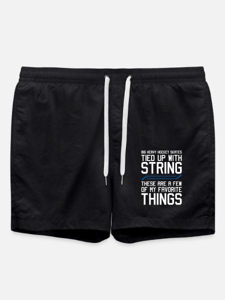 Hockey Skates Favorite Things - Swim Trunks - black